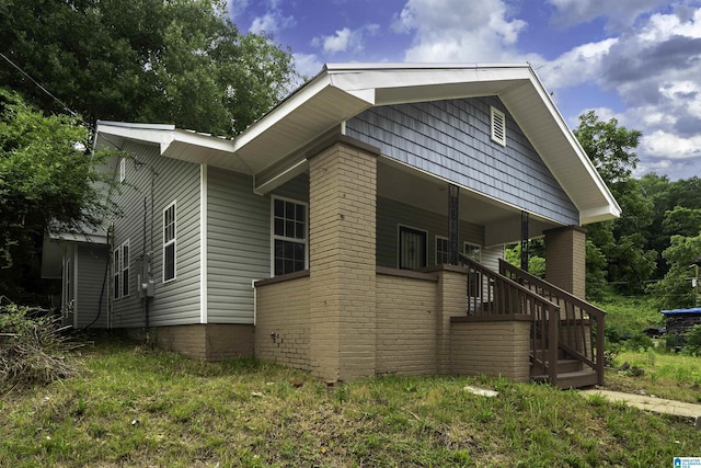 2129 Pike Rd, Birmingham, AL 35218 - view of home's exterior with stairway