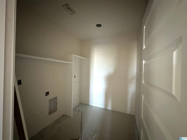 7733 Springer Rd, Mccalla, AL 35111 - laundry area featuring marble look tiles and baseboards