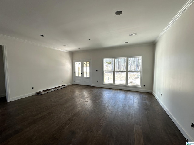 7733 Springer Rd, Mccalla, AL 35111 - unfurnished room featuring dark wood finished floors and ornamental molding