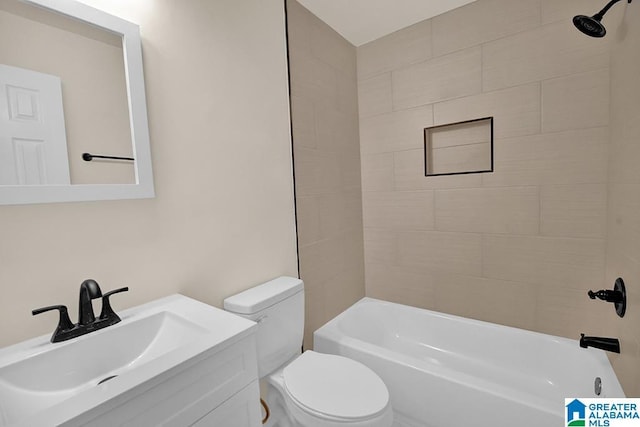 532 Hickory St, Birmingham, AL 35206 - full bathroom with bathing tub / shower combination and vanity