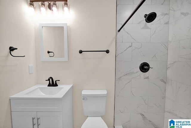 532 Hickory St, Birmingham, AL 35206 - bathroom featuring vanity and a tile shower