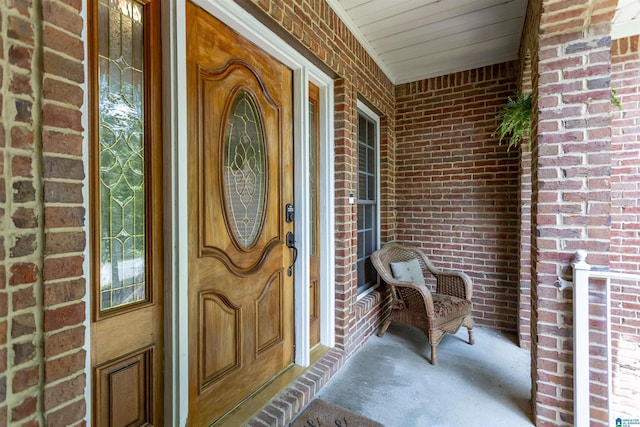 8587 Hayes Rd, Helena, AL 35022 - entrance to property featuring brick siding and covered porch