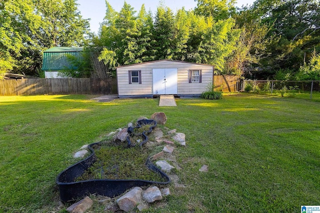 4 Carriage Rd, Anniston, AL 36206 - view of shed featuring a fenced backyard
