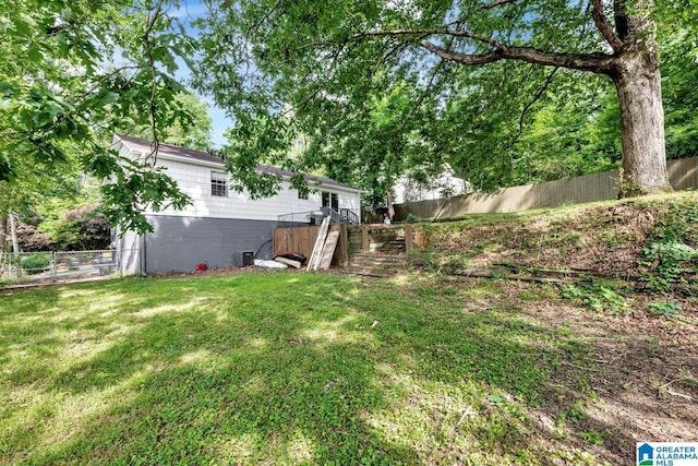 509 Lasalle Ln, Irondale, AL 35210 - fenced backyard featuring stairs and a deck