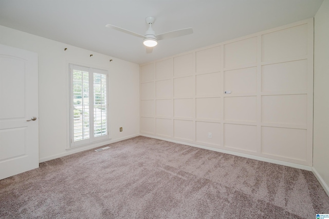 1906 Paulette Dr, Hoover, AL 35226 - carpeted spare room with ceiling fan and baseboards