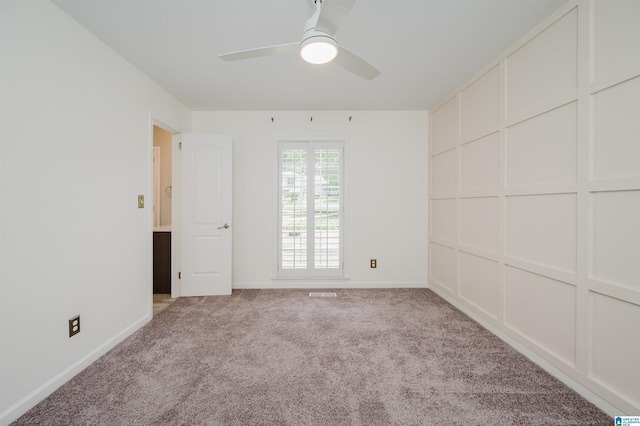 1906 Paulette Dr, Hoover, AL 35226 - carpeted spare room featuring a ceiling fan and baseboards