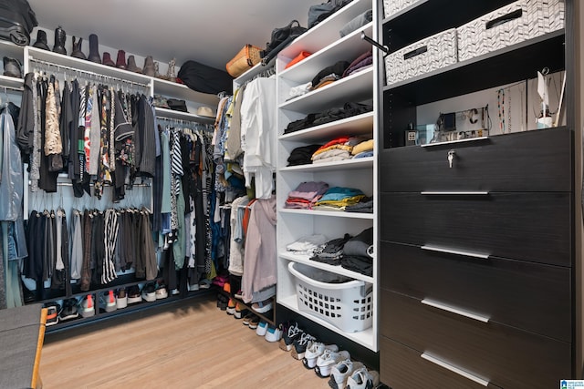 1801 2nd Ave N Unit 415, Birmingham, AL 35203 - walk in closet with wood finished floors