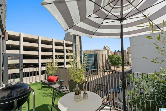 1801 2nd Ave N Unit 415, Birmingham, AL 35203 - balcony with a pergola