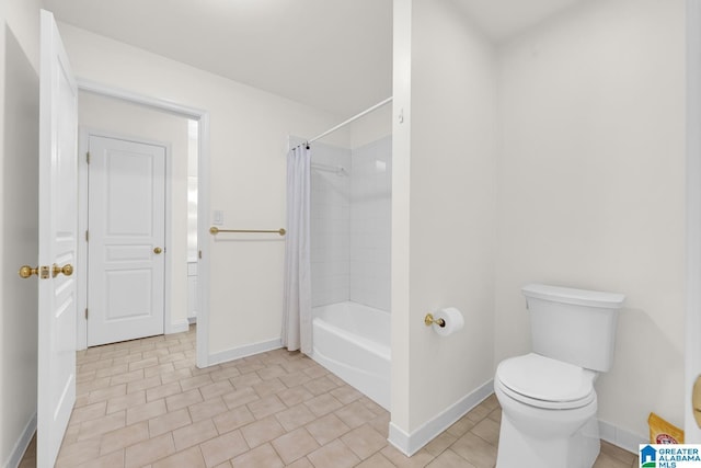 5557 Lakes Edge Dr, Hoover, AL 35242 - full bath with shower / tub combo and tile patterned flooring