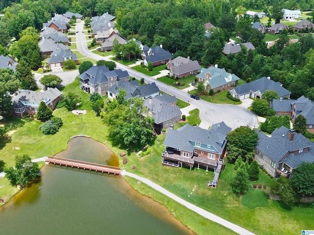 5557 Lakes Edge Dr, Hoover, AL 35242 - aerial view of property's location with nearby suburban area and a nearby body of water
