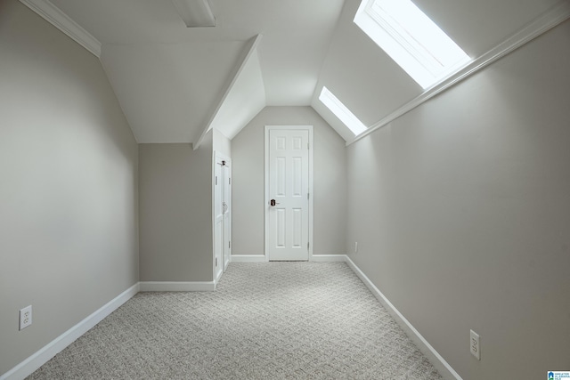 3357 Afton Ln, Birmingham, AL 35242 - additional living space with carpet, vaulted ceiling, and a skylight