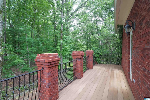 3357 Afton Ln, Birmingham, AL 35242 - view of wooden terrace