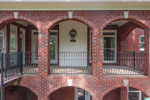 3357 Afton Ln, Birmingham, AL 35242 - view of exterior entry featuring brick siding