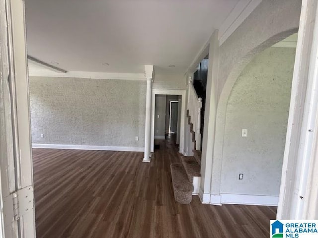 1511 43rd St, Birmingham, AL 35208 - unfurnished room featuring wood finished floors and baseboards