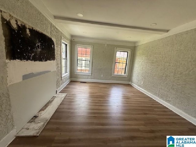 1511 43rd St, Birmingham, AL 35208 - spare room featuring wood finished floors and baseboards