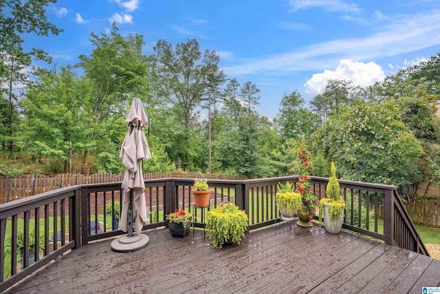 4067 Milners Cres, Hoover, AL 35242 - view of wooden deck