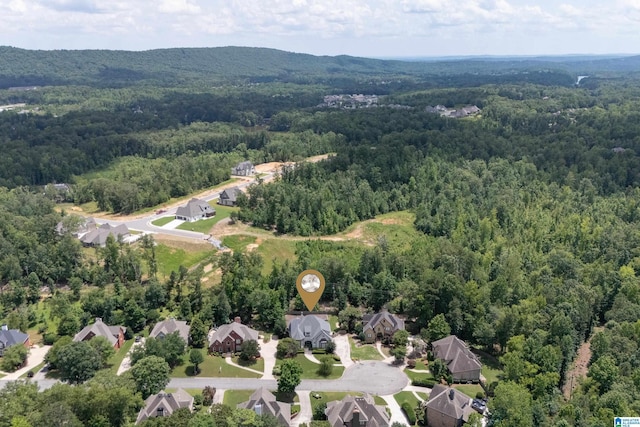 4067 Milners Cres, Hoover, AL 35242 - bird's eye view of a heavily wooded area