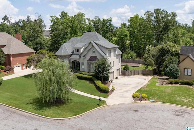 4067 Milners Cres, Hoover, AL 35242 - french country style house featuring concrete driveway and a garage