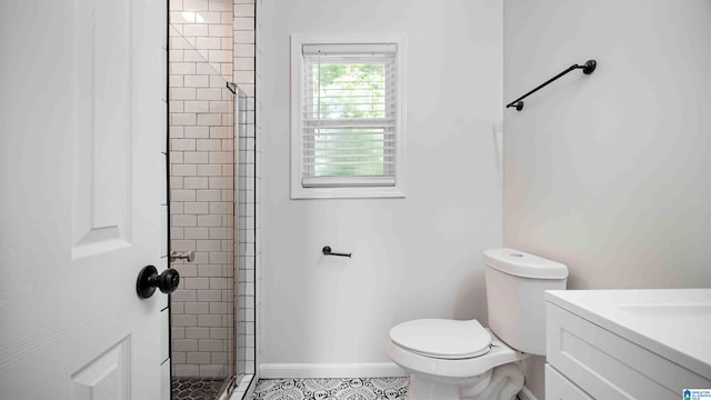 2653 NE Janice Cir, Birmingham, AL 35235 - full bathroom featuring a stall shower and vanity