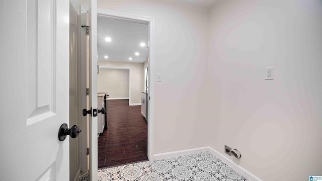 2653 NE Janice Cir, Birmingham, AL 35235 - hallway featuring recessed lighting and tile patterned floors
