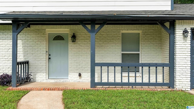 2653 NE Janice Cir, Birmingham, AL 35235 - entrance to property with covered porch and brick siding