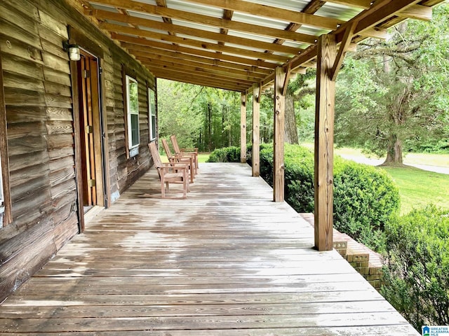 672 Websters Chapel Rd, Wellington, AL 36279 - view of deck