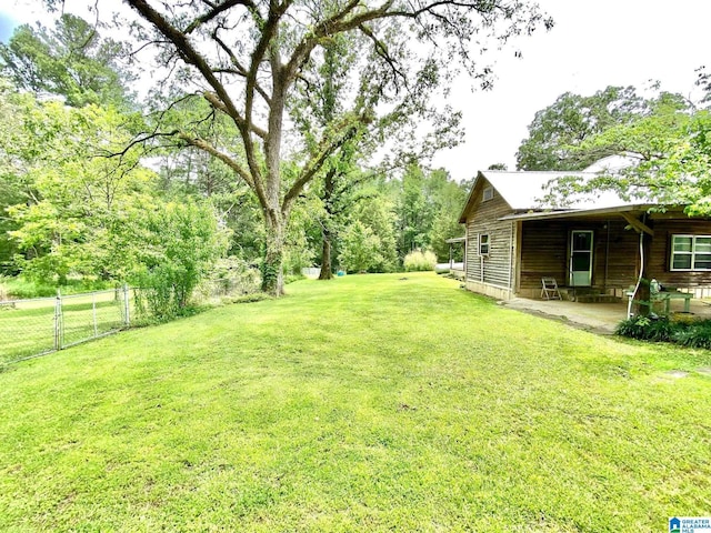 672 Websters Chapel Rd, Wellington, AL 36279 - view of yard featuring a patio area
