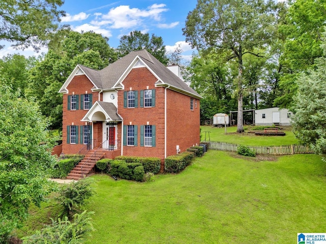 7741 John Pelham Trl, Mccalla, AL 35111 - view of front of home with brick siding and view of scattered trees