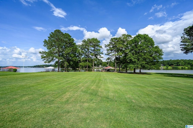 212 Bellbrook Dr, Cropwell, AL 35054 - view of green lawn with a water view