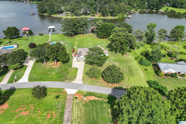 212 Bellbrook Dr, Cropwell, AL 35054 - aerial overview of property's location with a large body of water
