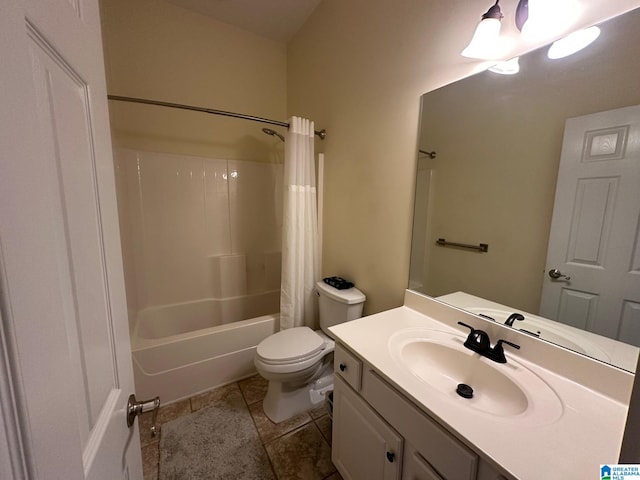 5433 Wisteria Trce, Trussville, AL 35173 - bathroom with vanity and shower / bath combination with curtain