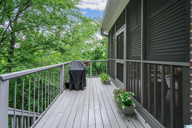101 Mountain Ave, Mountain Brook, AL 35213 - view of wooden deck