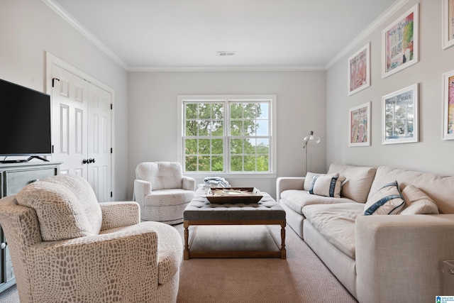 1528 Wellington Rd, Homewood, AL 35209 - living room with ornamental molding