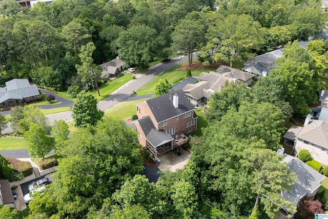 1528 Wellington Rd, Homewood, AL 35209 - aerial perspective of suburban area