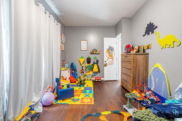 664 Jent Rd, Cordova, AL 35550 - rec room featuring hardwood / wood-style flooring
