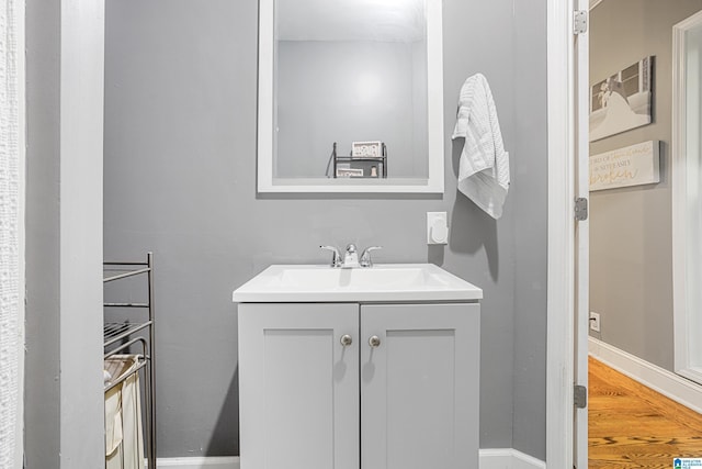 664 Jent Rd, Cordova, AL 35550 - bathroom with vanity and wood finished floors