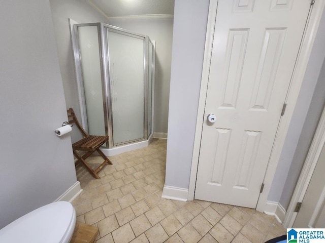 2030 Carraway St, Birmingham, AL 35235 - full bath featuring a shower stall and ornamental molding