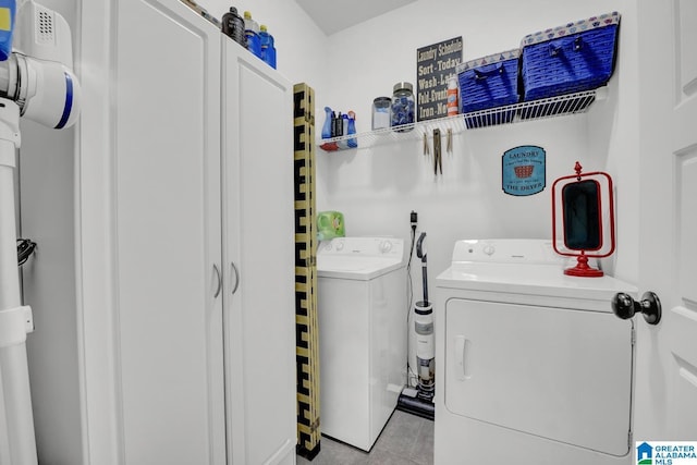 2165 Overlook Pl, Trussville, AL 35173 - washroom featuring washer and dryer and light tile patterned floors