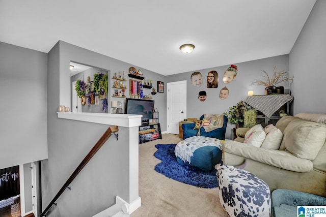 2165 Overlook Pl, Trussville, AL 35173 - living room featuring carpet and baseboards