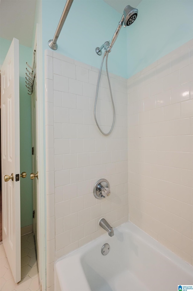 2418 Richelieu Ln, Hoover, AL 35216 - full bathroom featuring bathing tub / shower combination and tile patterned floors