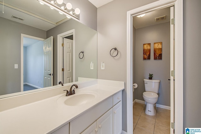 832 Meadow Ridge Ln, Birmingham, AL 35242 - bathroom featuring vanity and tile patterned flooring