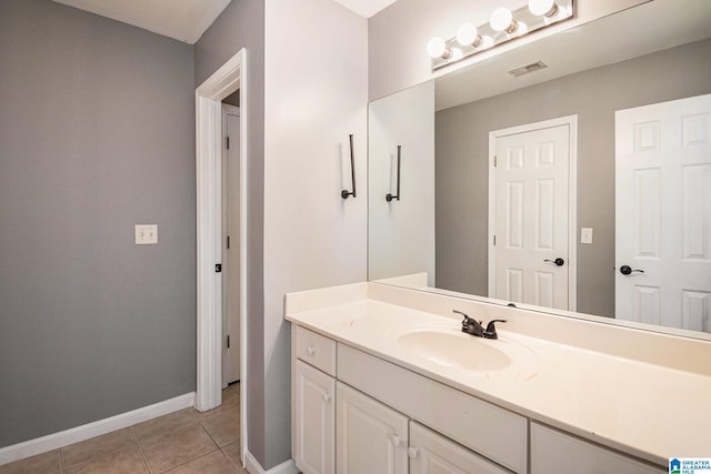 832 Meadow Ridge Ln, Birmingham, AL 35242 - bathroom featuring vanity and tile patterned flooring