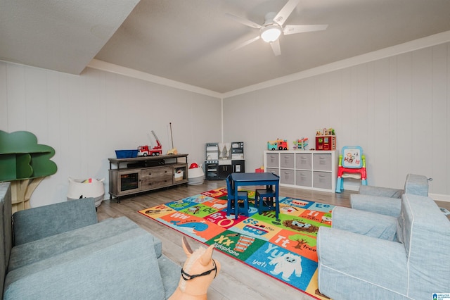 3204 Woodford Way, Birmingham, AL 35242 - playroom featuring ceiling fan and wood finished floors