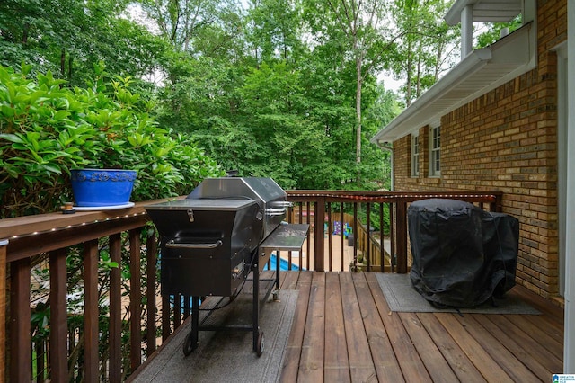 3204 Woodford Way, Birmingham, AL 35242 - wooden deck with area for grilling