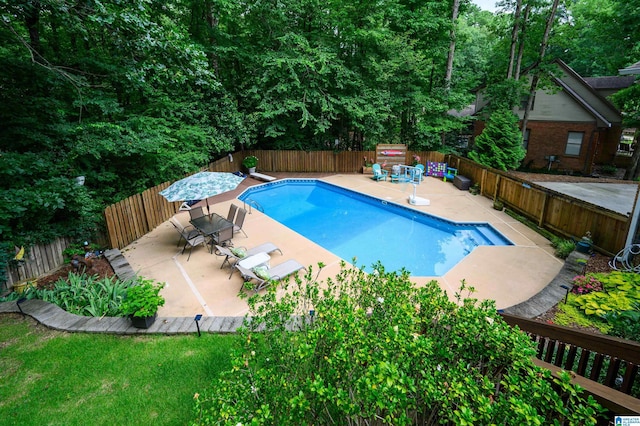 3204 Woodford Way, Birmingham, AL 35242 - view of pool featuring a fenced backyard and a patio area