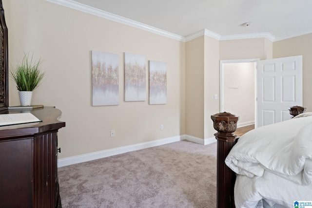 5912 Waterscape Pass, Hoover, AL 35244 - bedroom with ornamental molding and carpet floors