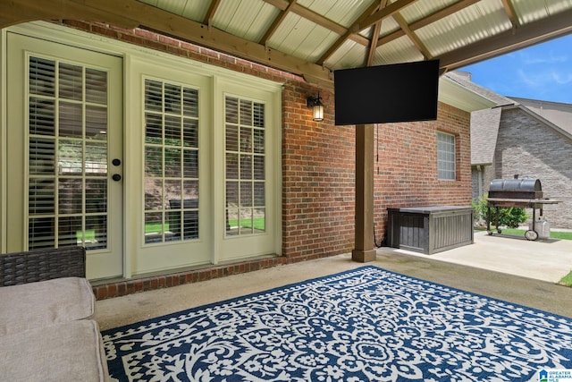 5912 Waterscape Pass, Hoover, AL 35244 - view of patio / terrace with area for grilling
