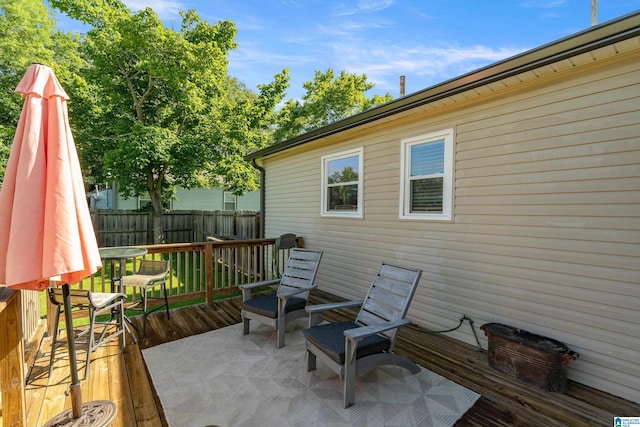 104 Phillips Cir, Columbiana, AL 35051 - view of wooden terrace