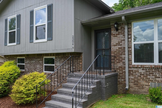 2304 Haden St, Hoover, AL 35226 - entrance to property with brick siding