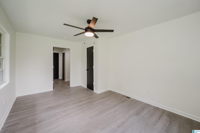 201 Sun Valley Rd, Center Point, AL 35215 - spare room with wood finished floors and ceiling fan